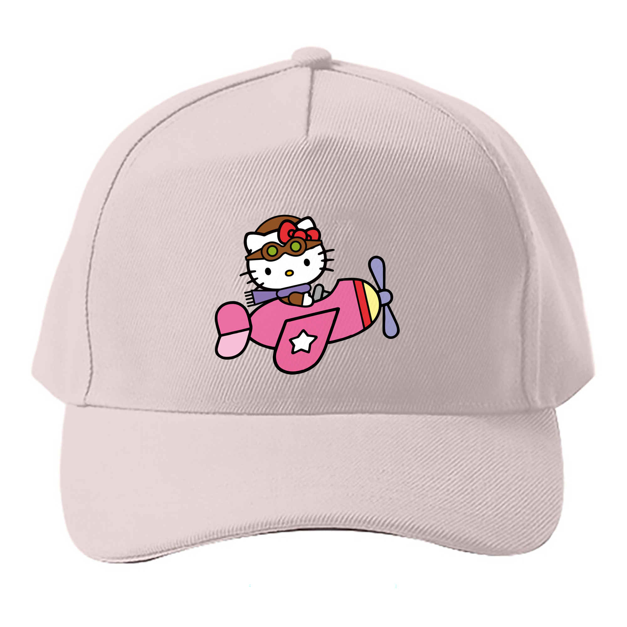 （画像用） Hello Kitty ハローキティ ベースボールキャップ 綿100％ 男女兼用 帽子 スポーツ